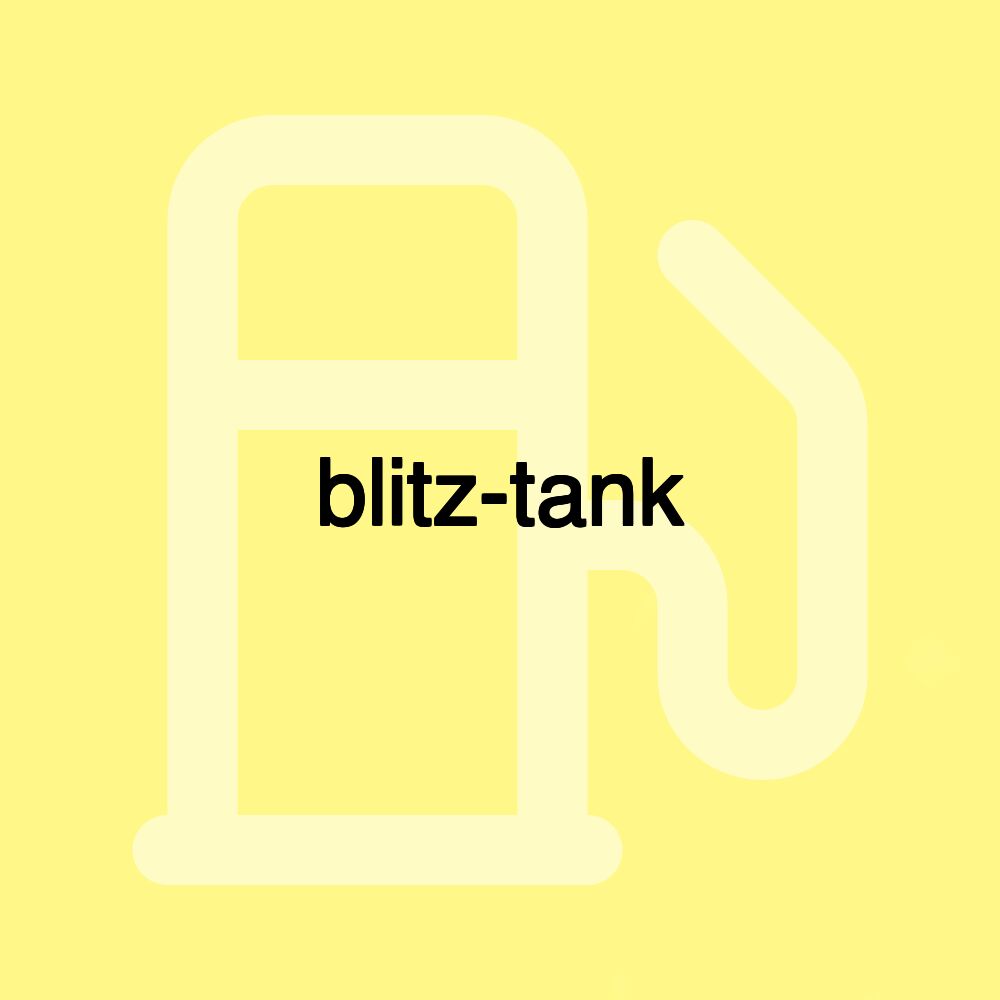 blitz-tank