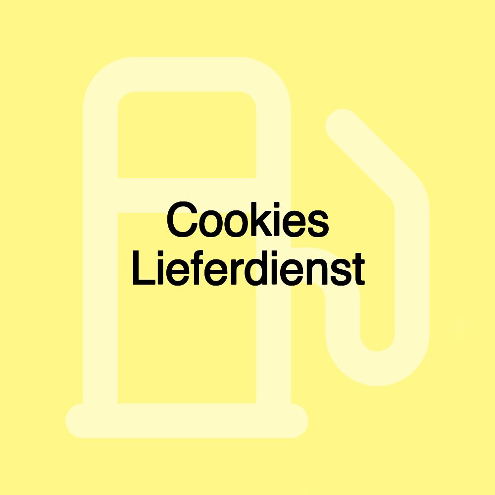 Cookies Lieferdienst