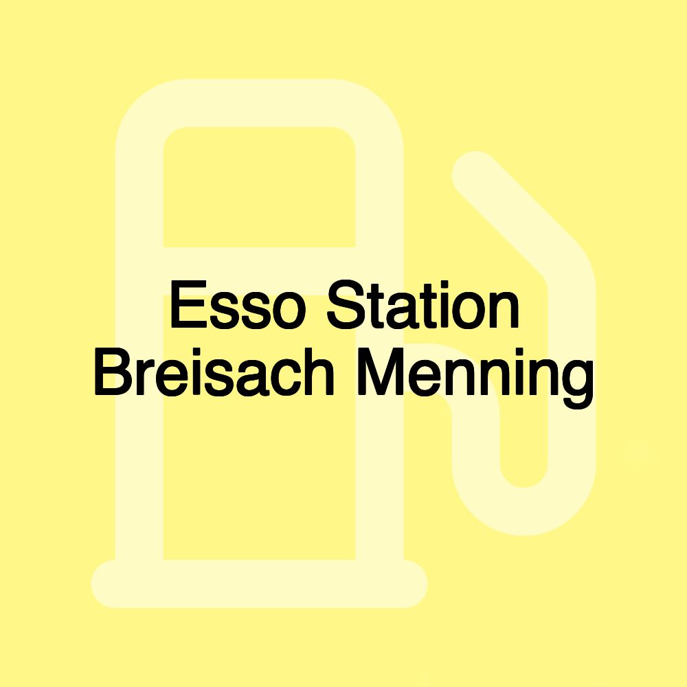 Esso Station Breisach Menning