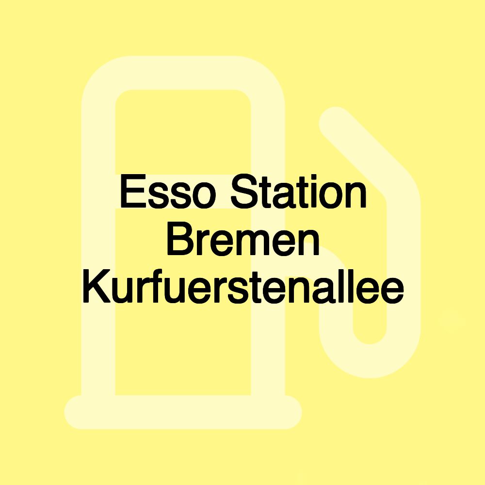 Esso Station Bremen Kurfuerstenallee