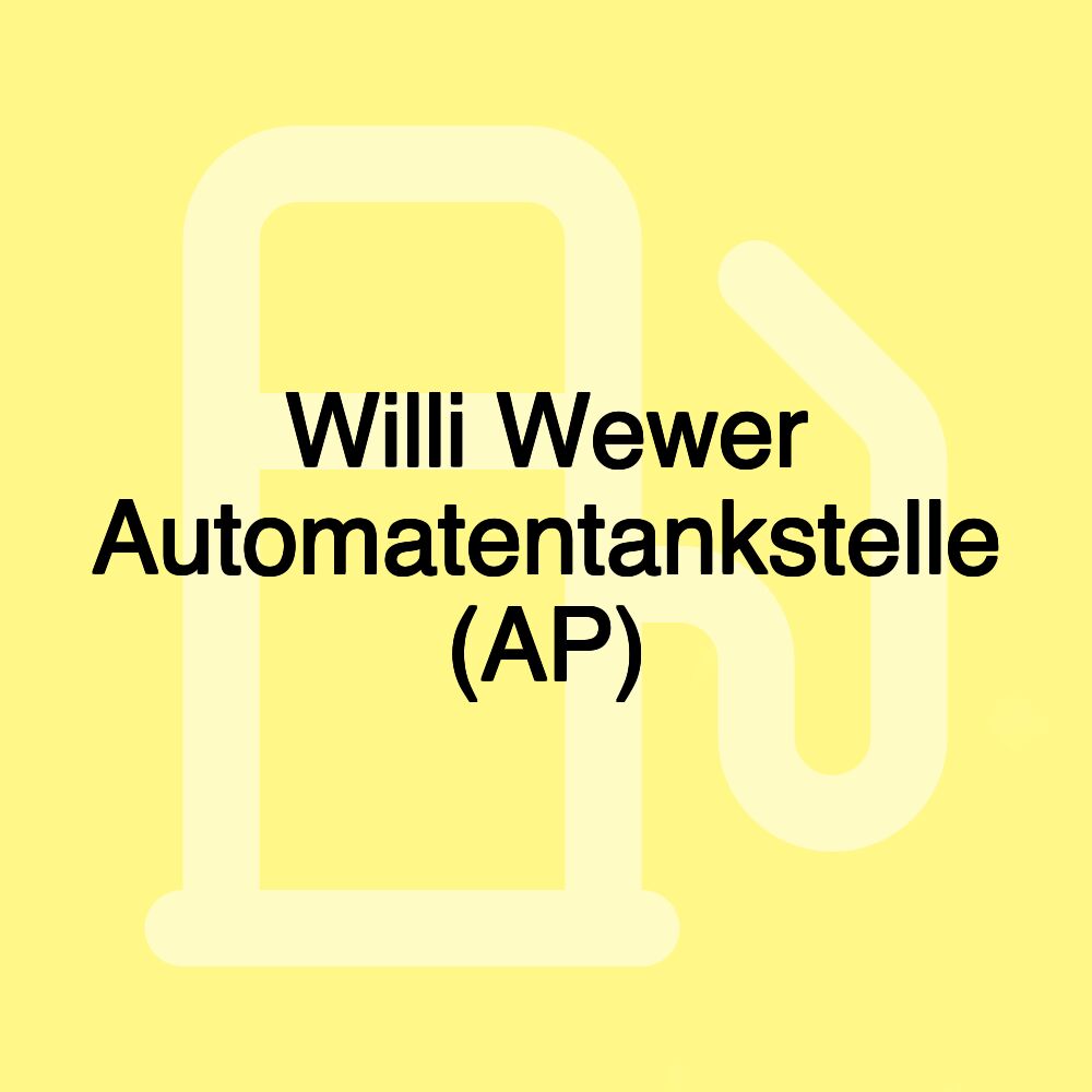 Willi Wewer Automatentankstelle (AP)