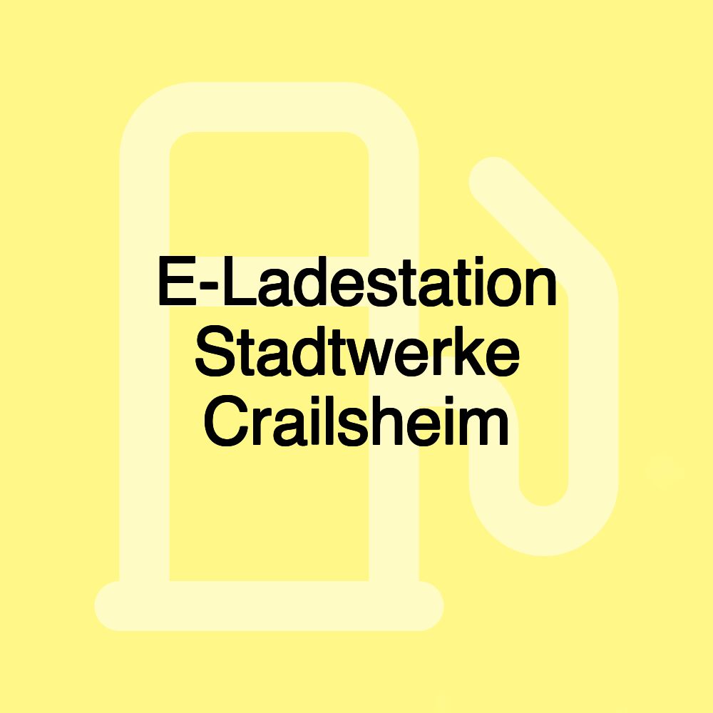 E-Ladestation Stadtwerke Crailsheim