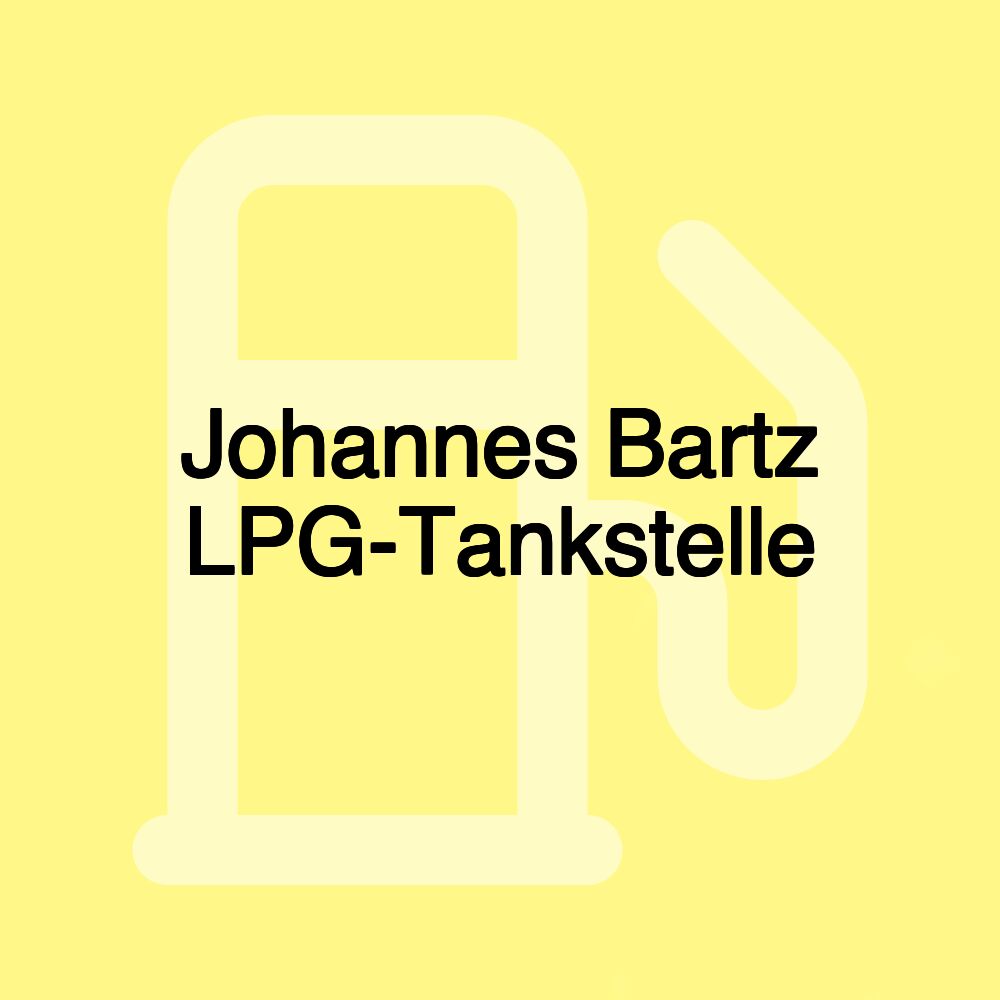 Johannes Bartz LPG-Tankstelle