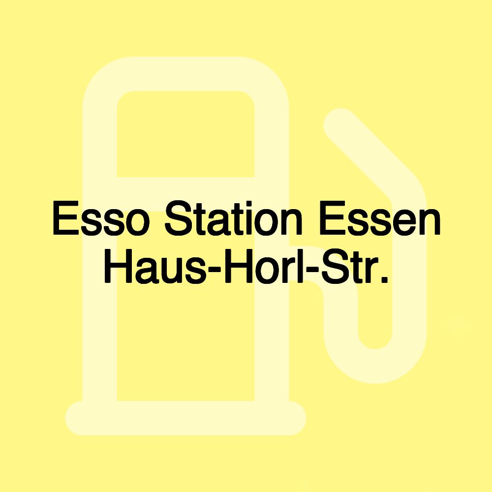 Esso Station Essen Haus-Horl-Str.