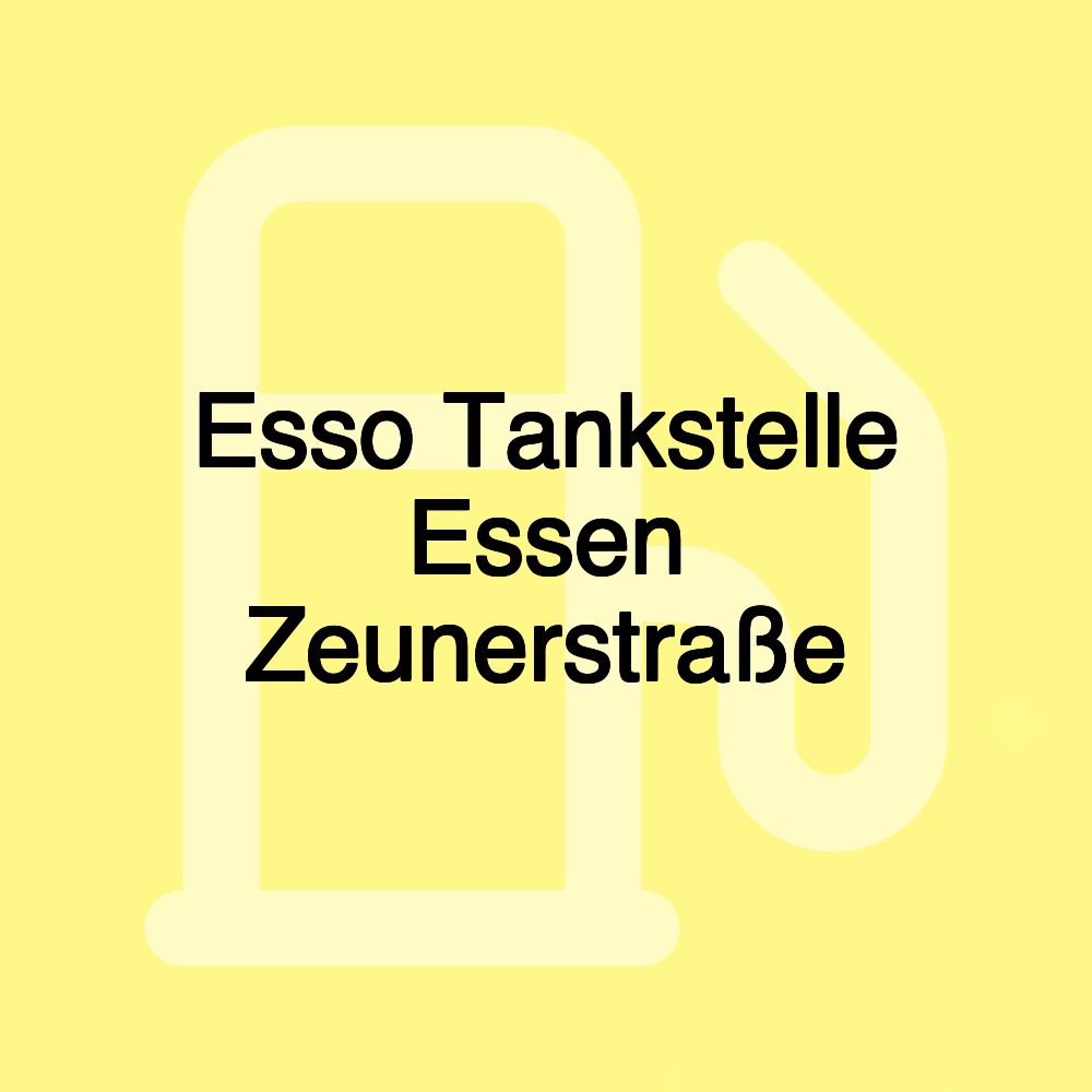 Esso Tankstelle Essen Zeunerstraße