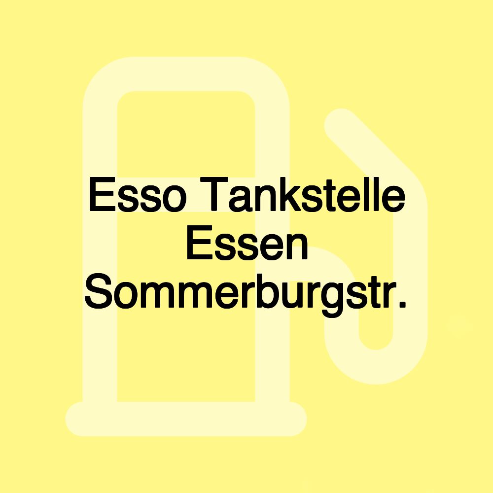 Esso Tankstelle Essen Sommerburgstr.