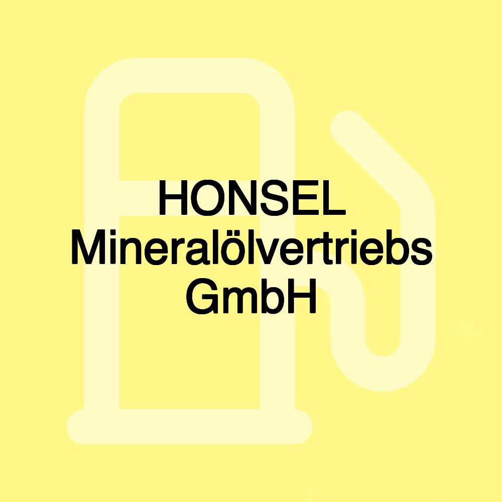 HONSEL Mineralölvertriebs GmbH