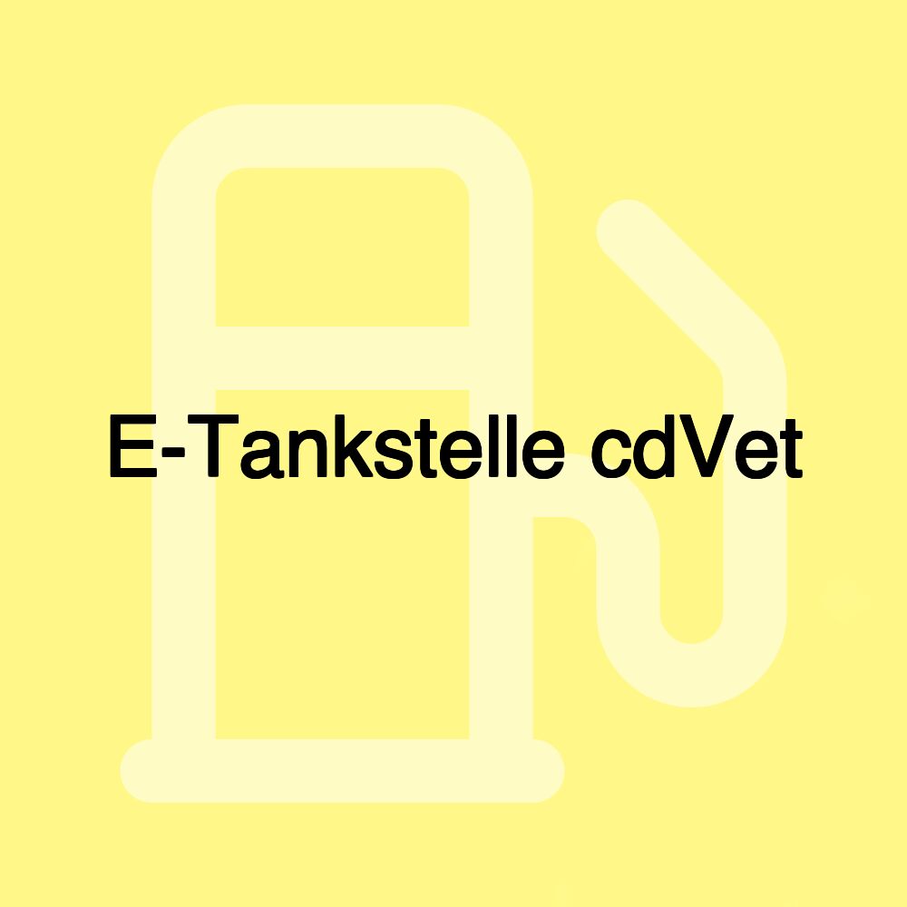 E-Tankstelle cdVet