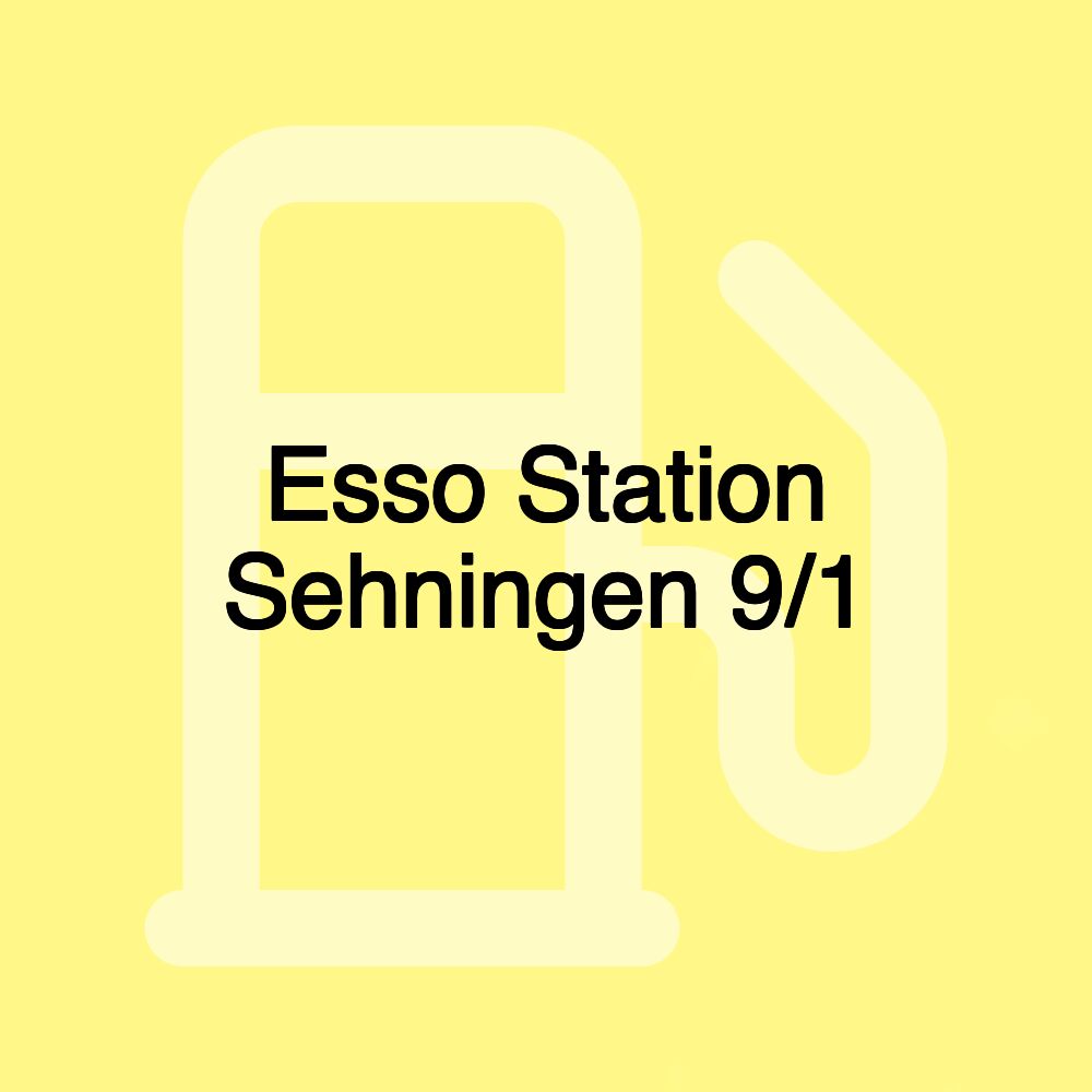 Esso Station Sehningen 9/1