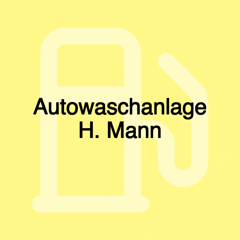 Autowaschanlage H. Mann