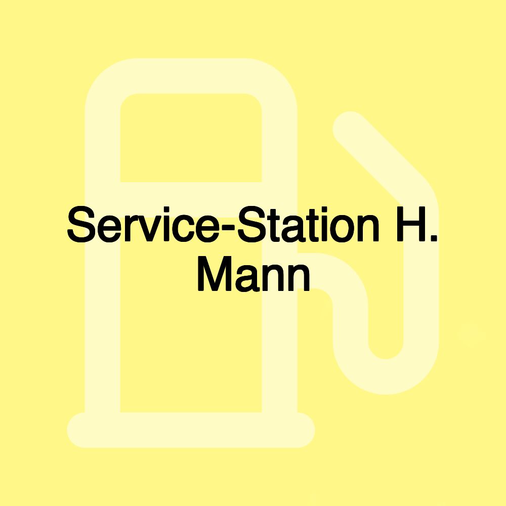 Service-Station H. Mann