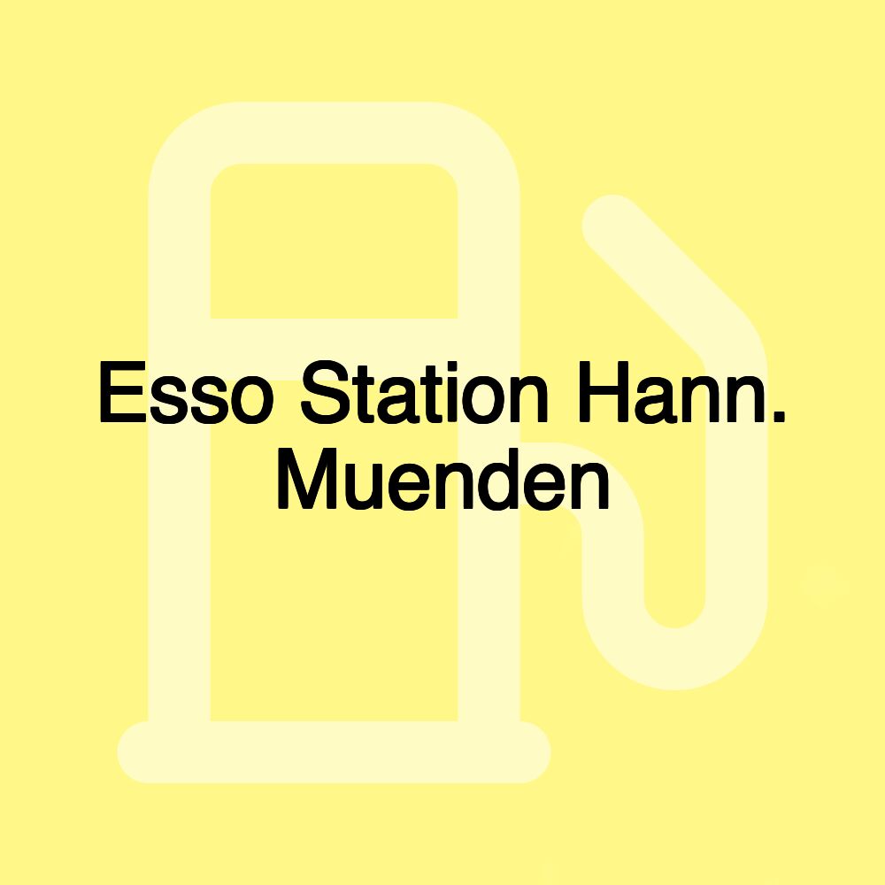 Esso Station Hann. Muenden