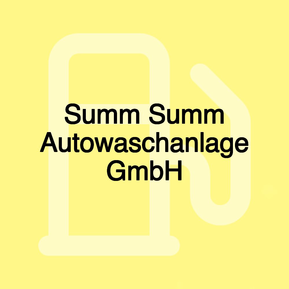 Summ Summ Autowaschanlage GmbH