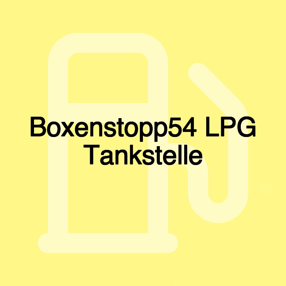 Boxenstopp54 LPG Tankstelle