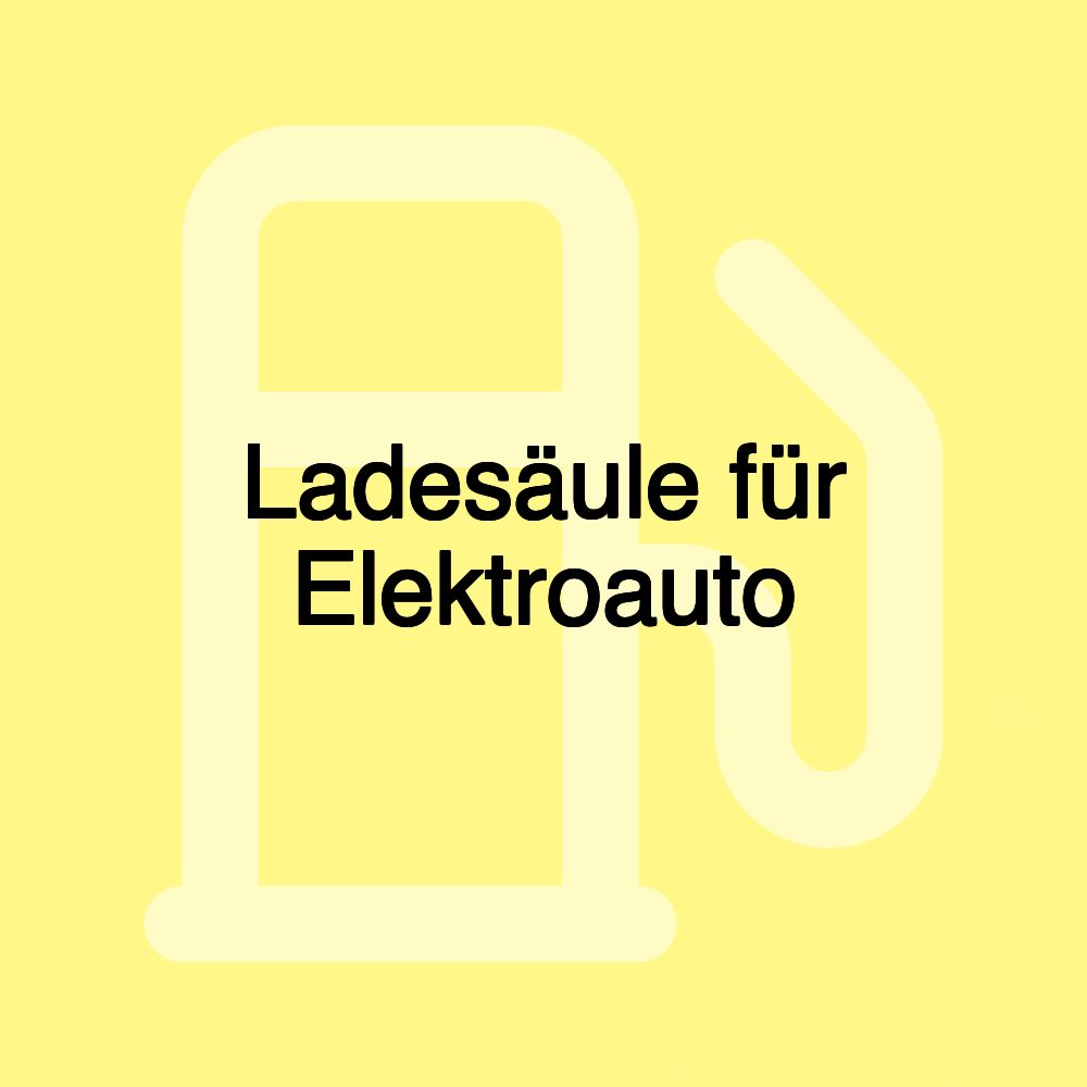 Ladesäule für Elektroauto