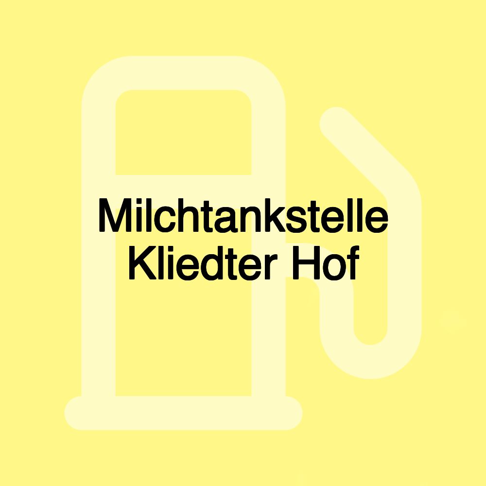 Milchtankstelle Kliedter Hof