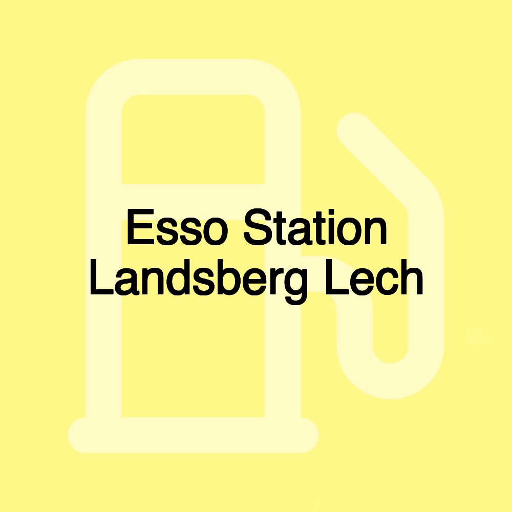 Esso Station Landsberg Lech