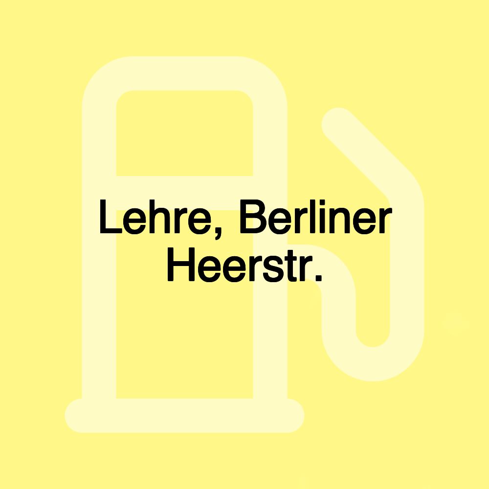 Lehre, Berliner Heerstr.