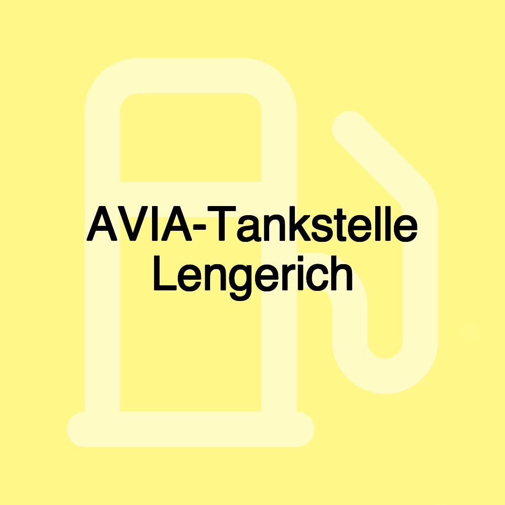 AVIA-Tankstelle Lengerich