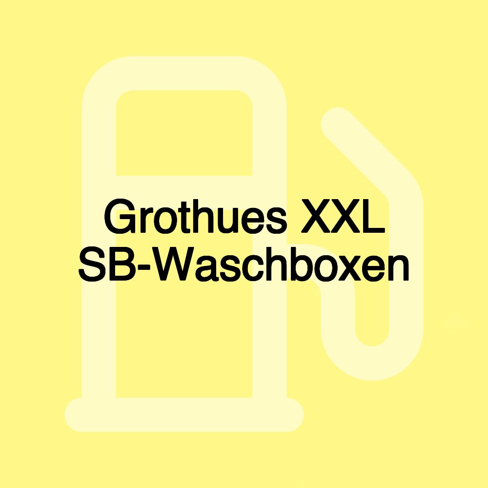 Grothues XXL SB-Waschboxen