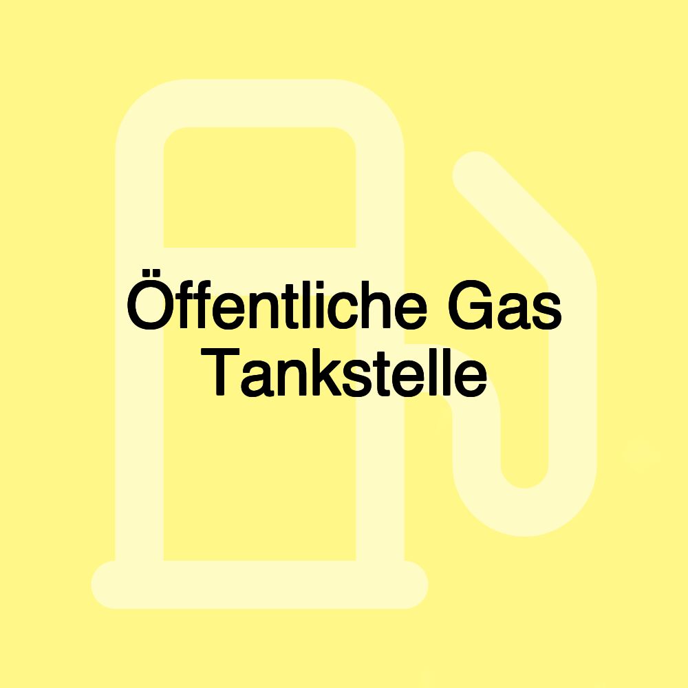 Öffentliche Gas Tankstelle