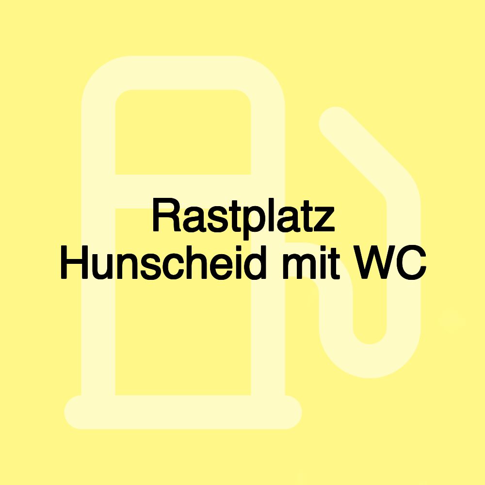 Rastplatz Hunscheid mit WC