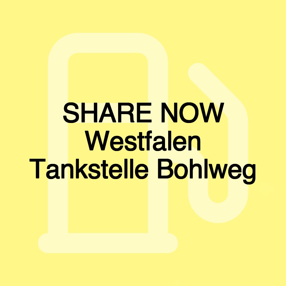 SHARE NOW Westfalen Tankstelle Bohlweg