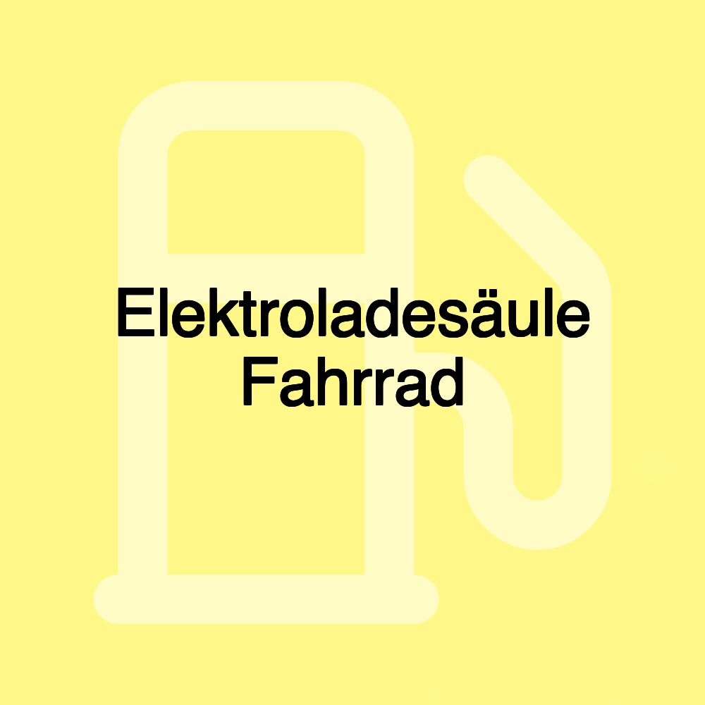 Elektroladesäule Fahrrad