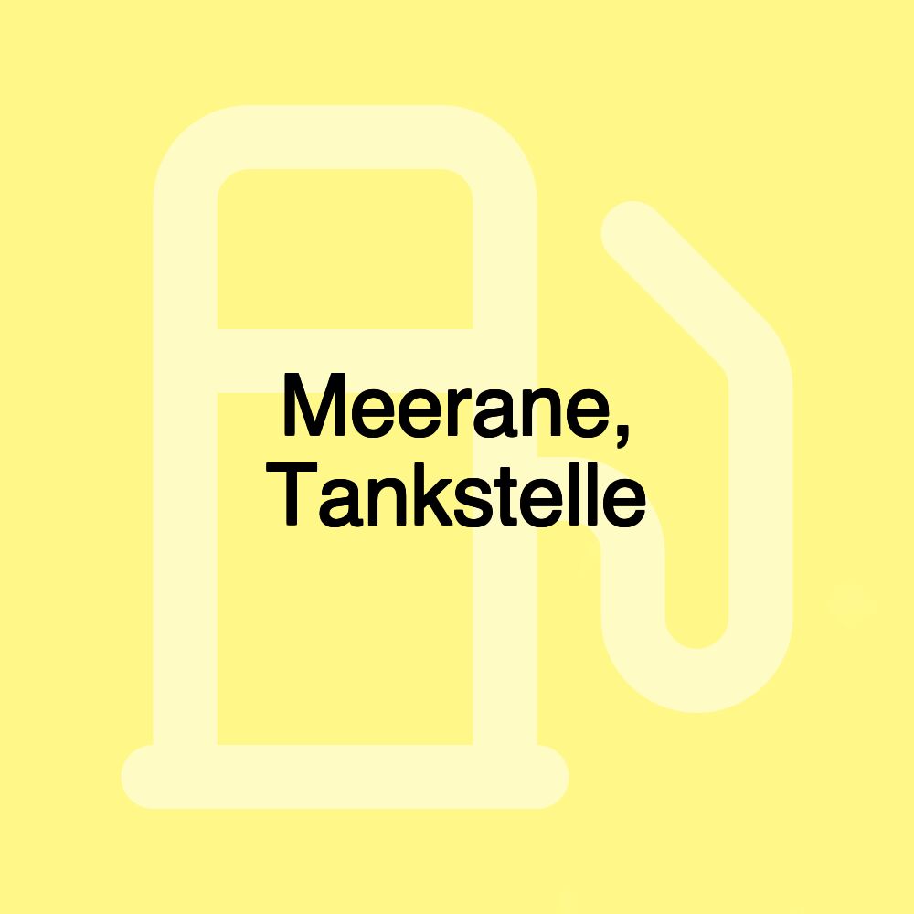 Meerane, Tankstelle