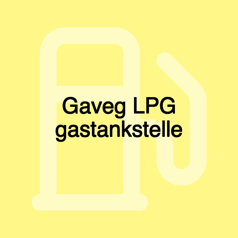 Gaveg LPG gastankstelle