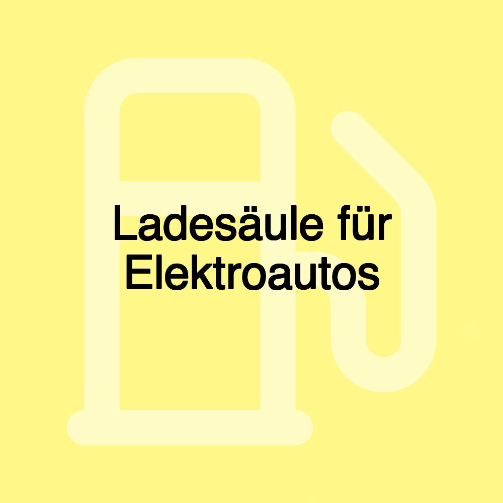 Ladesäule für Elektroautos