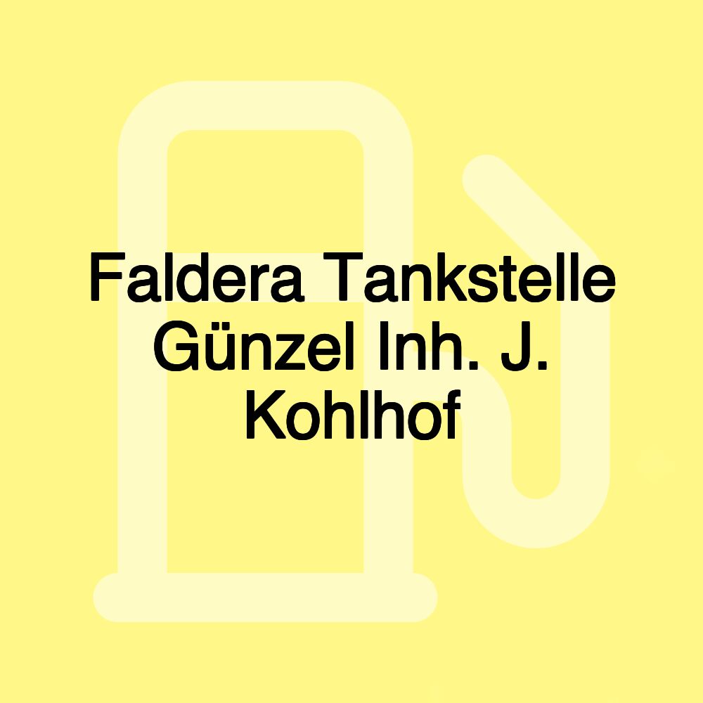 Faldera Tankstelle Günzel Inh. J. Kohlhof