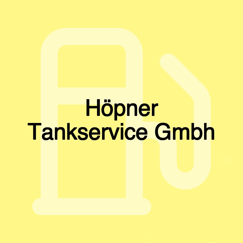 Höpner Tankservice Gmbh