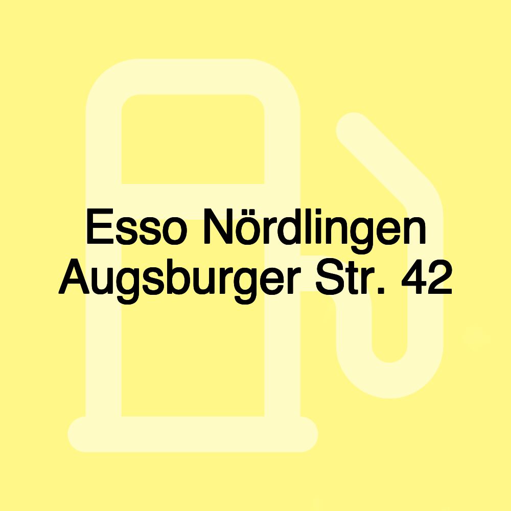 Esso Nördlingen Augsburger Str. 42