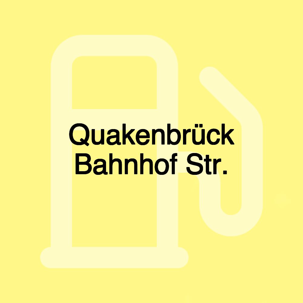 Quakenbrück Bahnhof Str.