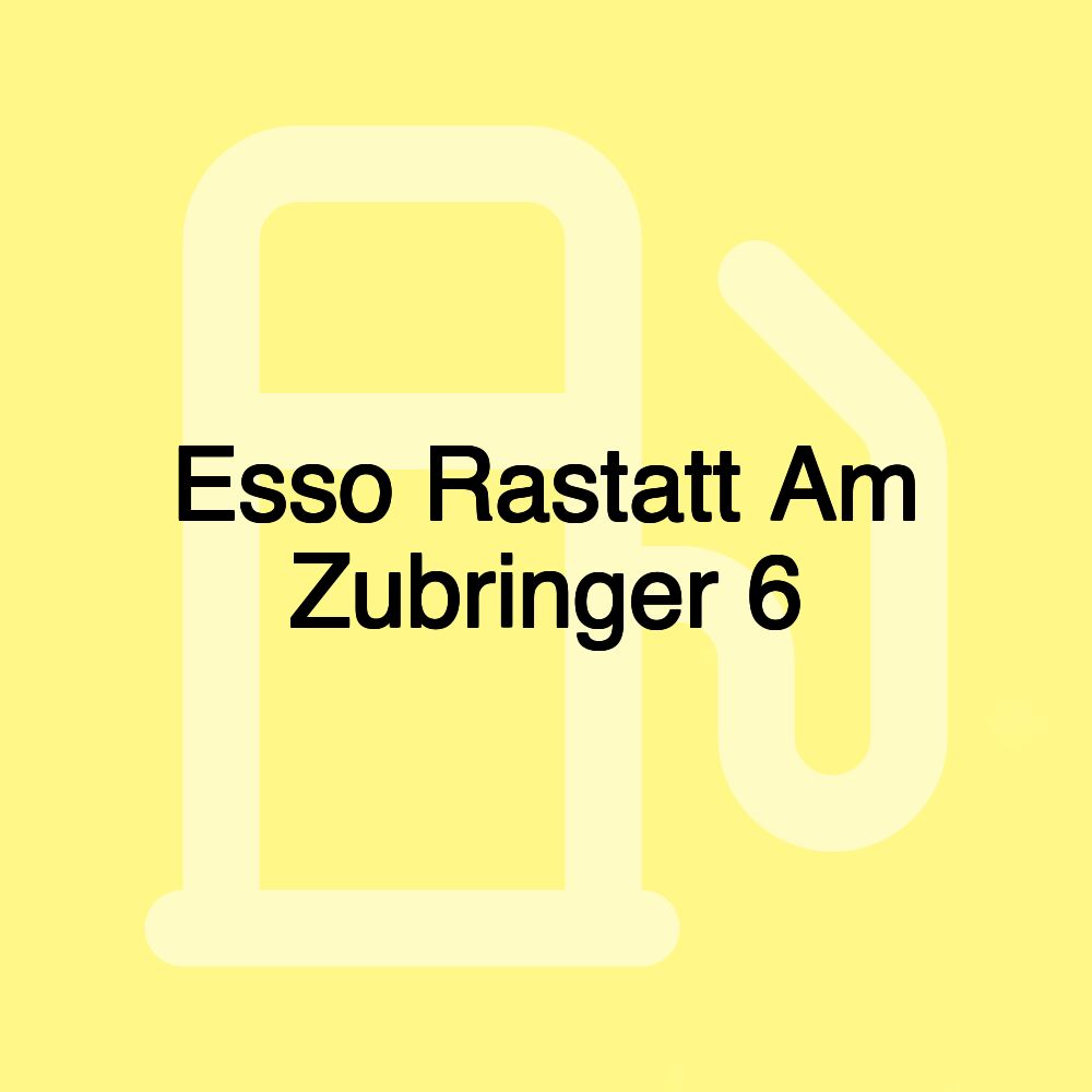 Esso Rastatt Am Zubringer 6