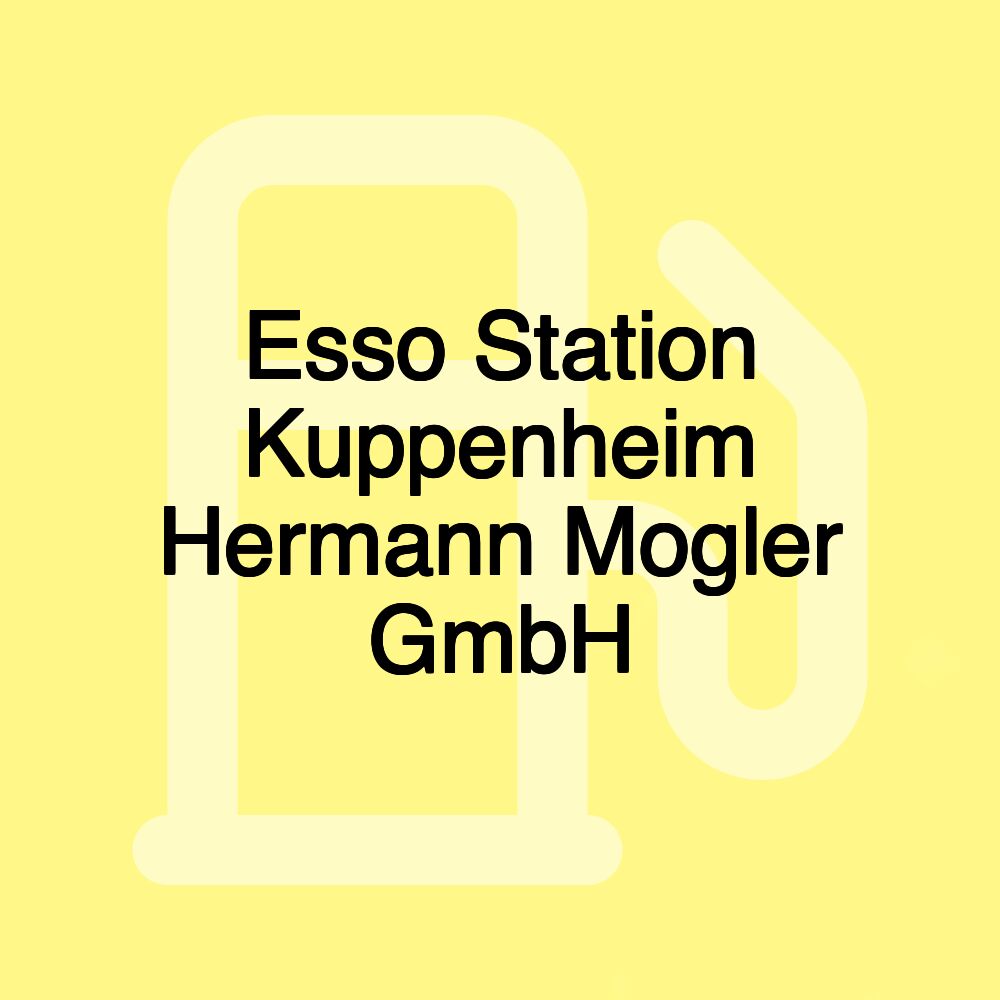 Esso Station Kuppenheim Hermann Mogler GmbH