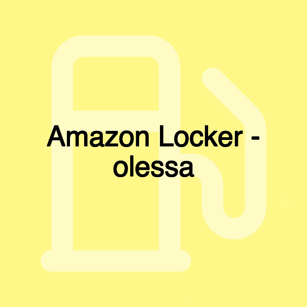 Amazon Locker - olessa