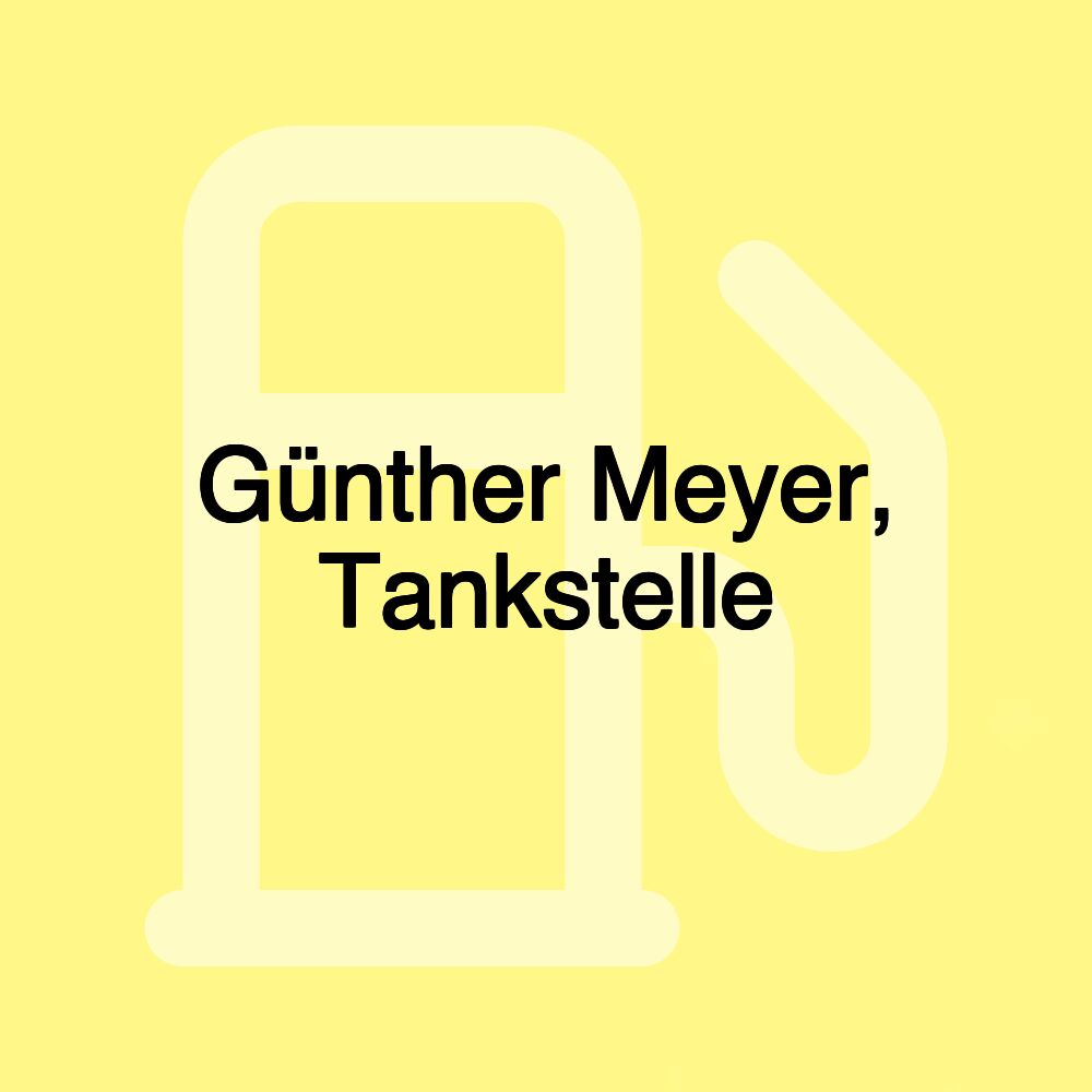 Günther Meyer, Tankstelle