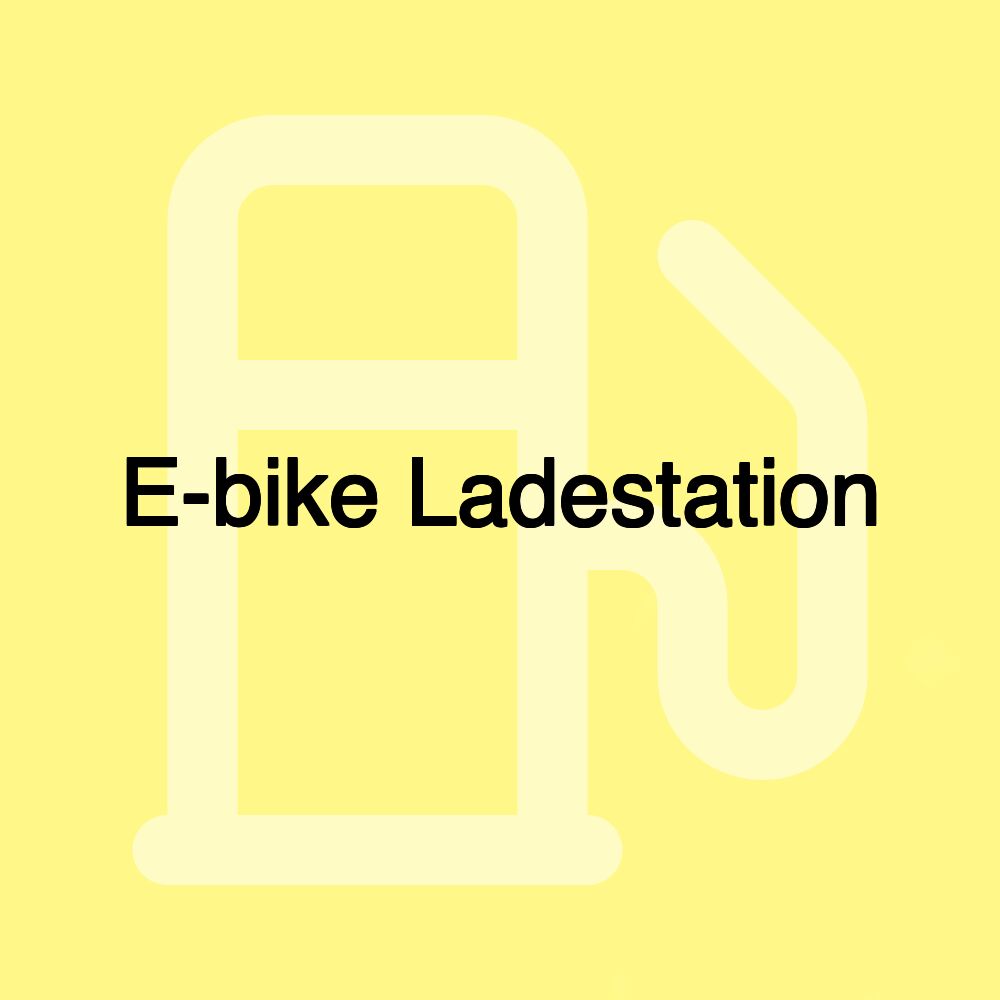 E-bike Ladestation