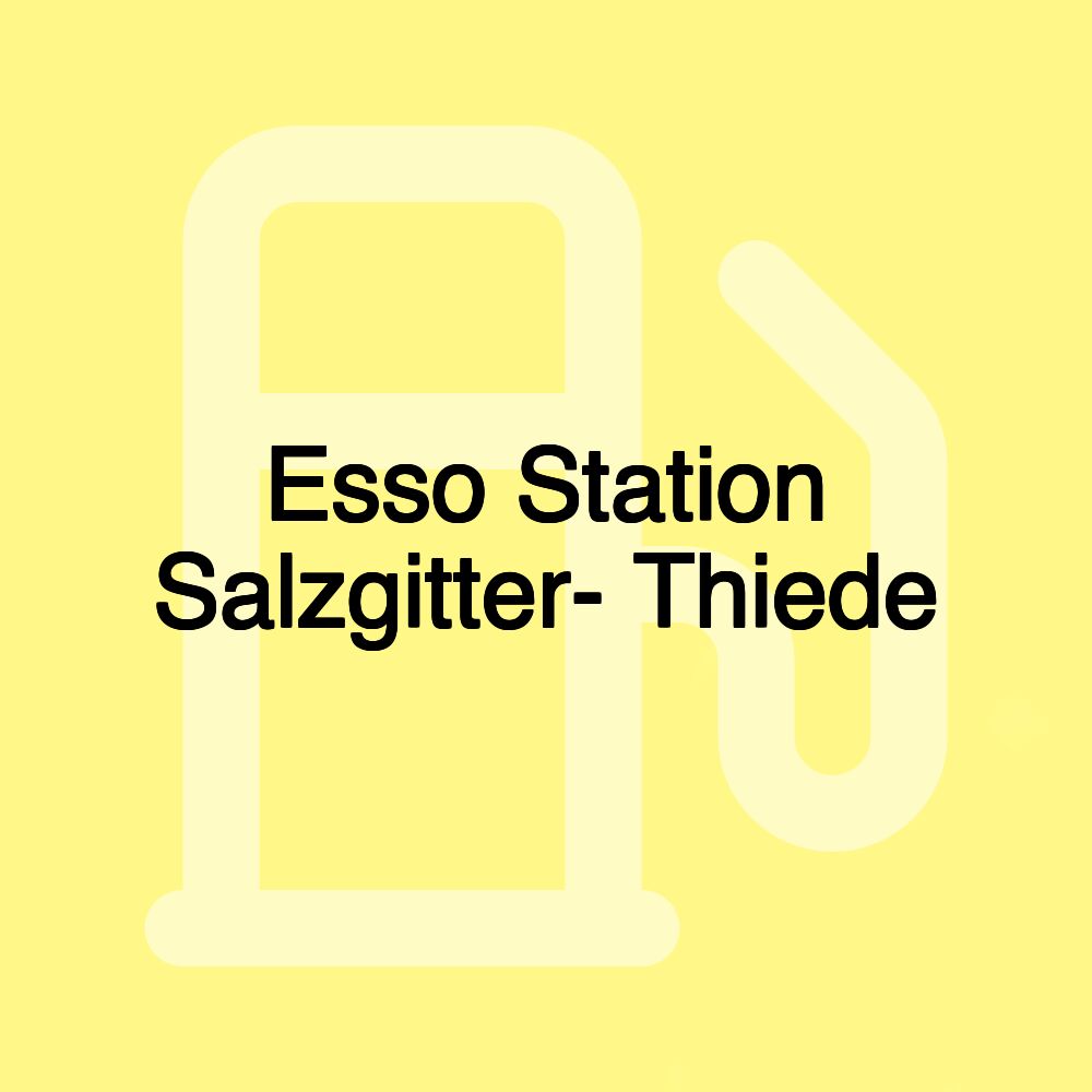 Esso Station Salzgitter- Thiede