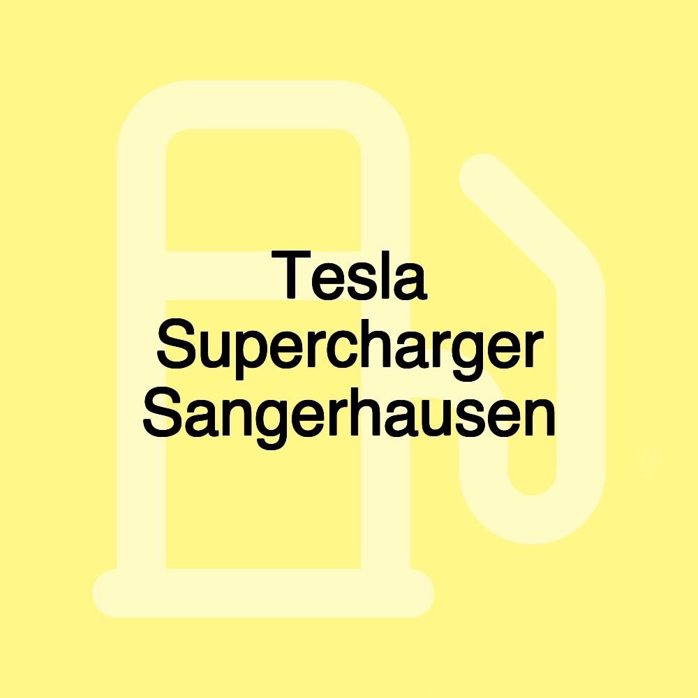 Tesla Supercharger Sangerhausen