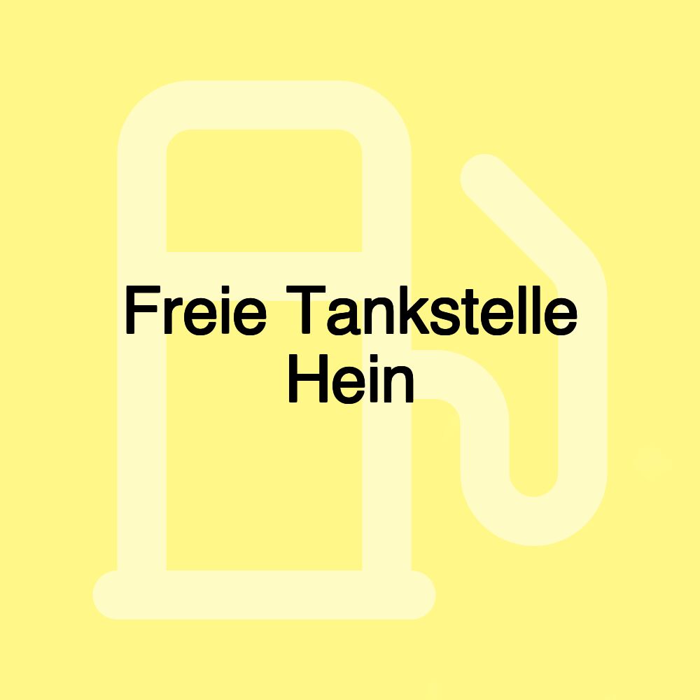 Freie Tankstelle Hein