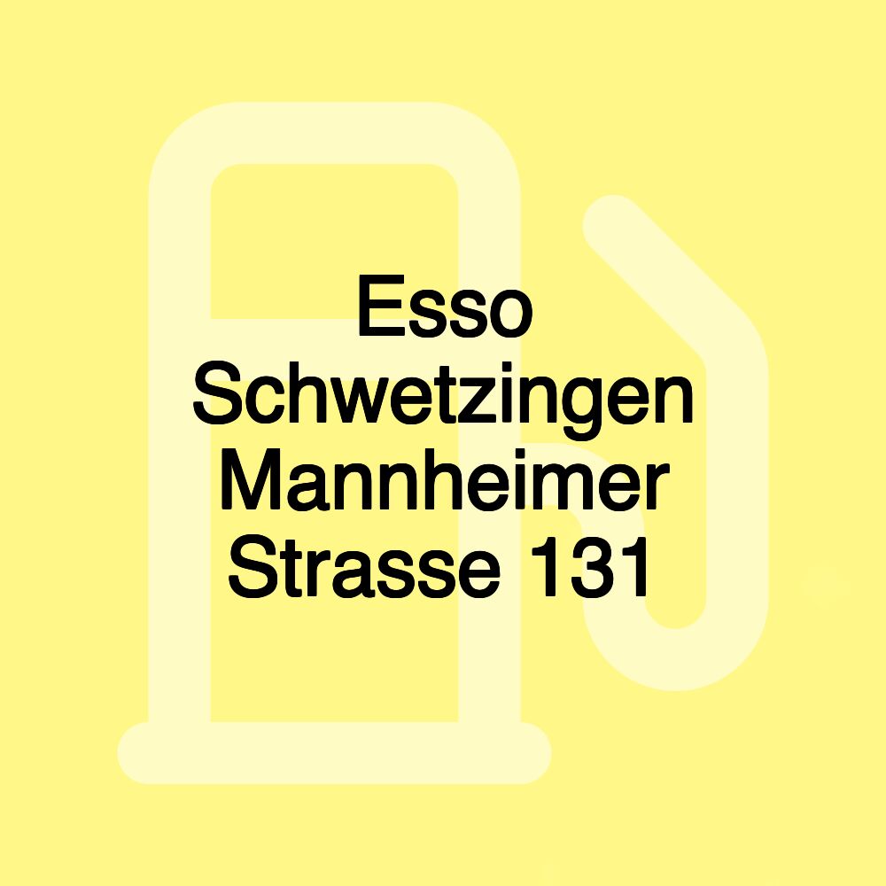 Esso Schwetzingen Mannheimer Strasse 131