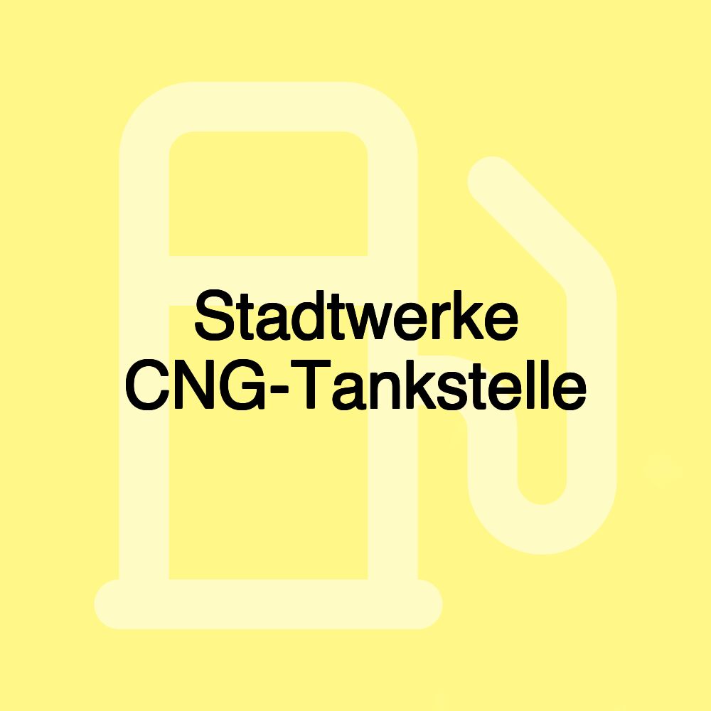 Stadtwerke CNG-Tankstelle