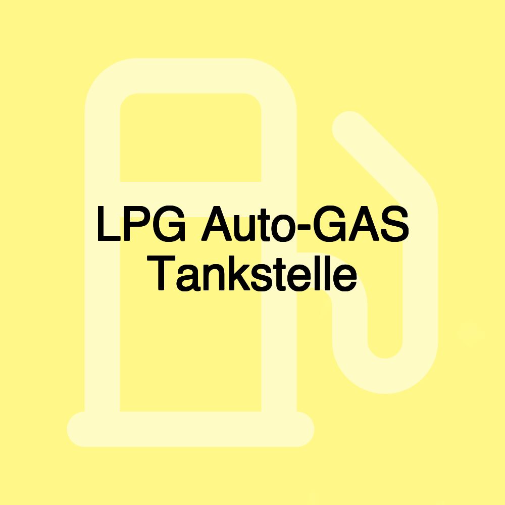 LPG Auto-GAS Tankstelle