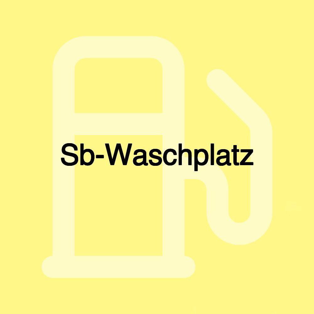 Sb-Waschplatz