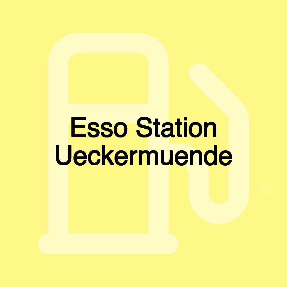 Esso Station Ueckermuende