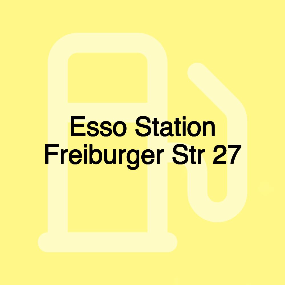 Esso Station Freiburger Str 27