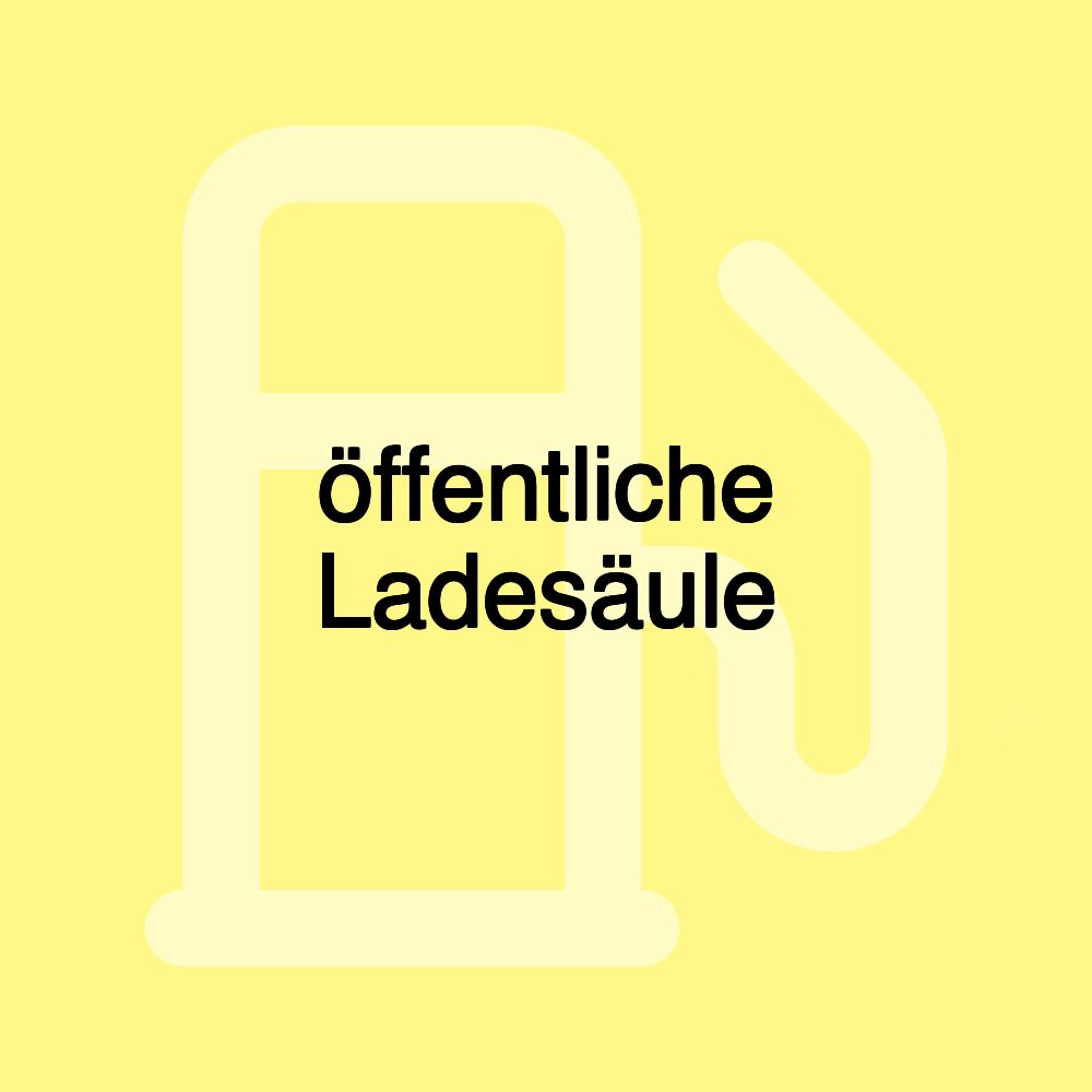 öffentliche Ladesäule